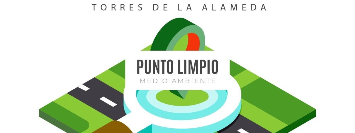 Punto limpio recogida selectiva de residuos generada en hogares