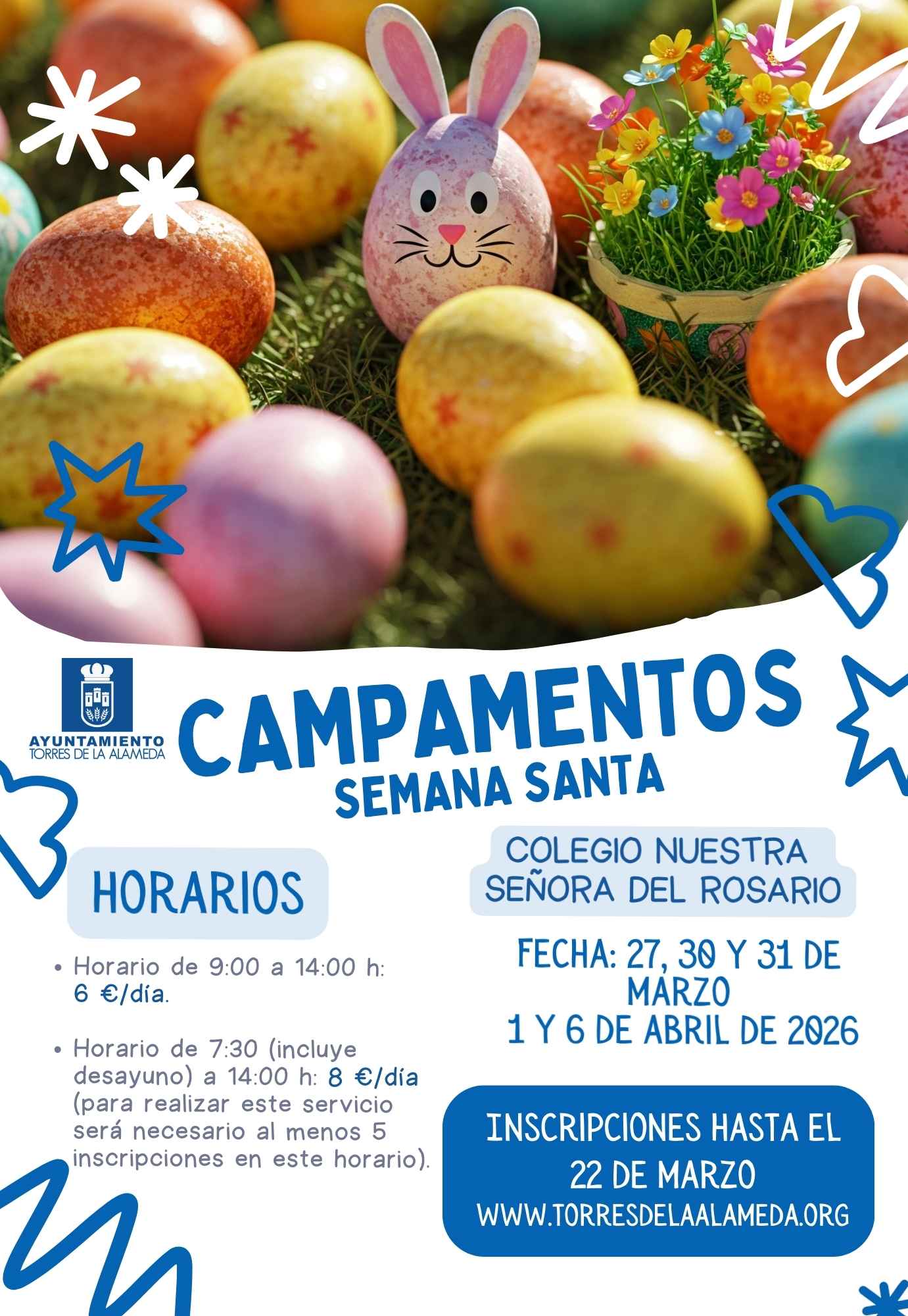 Cartel Campamento Semana Santa 2026