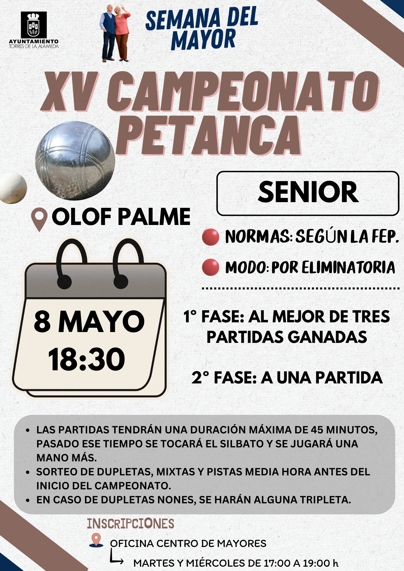 Campeonato Petanca semana del mayor