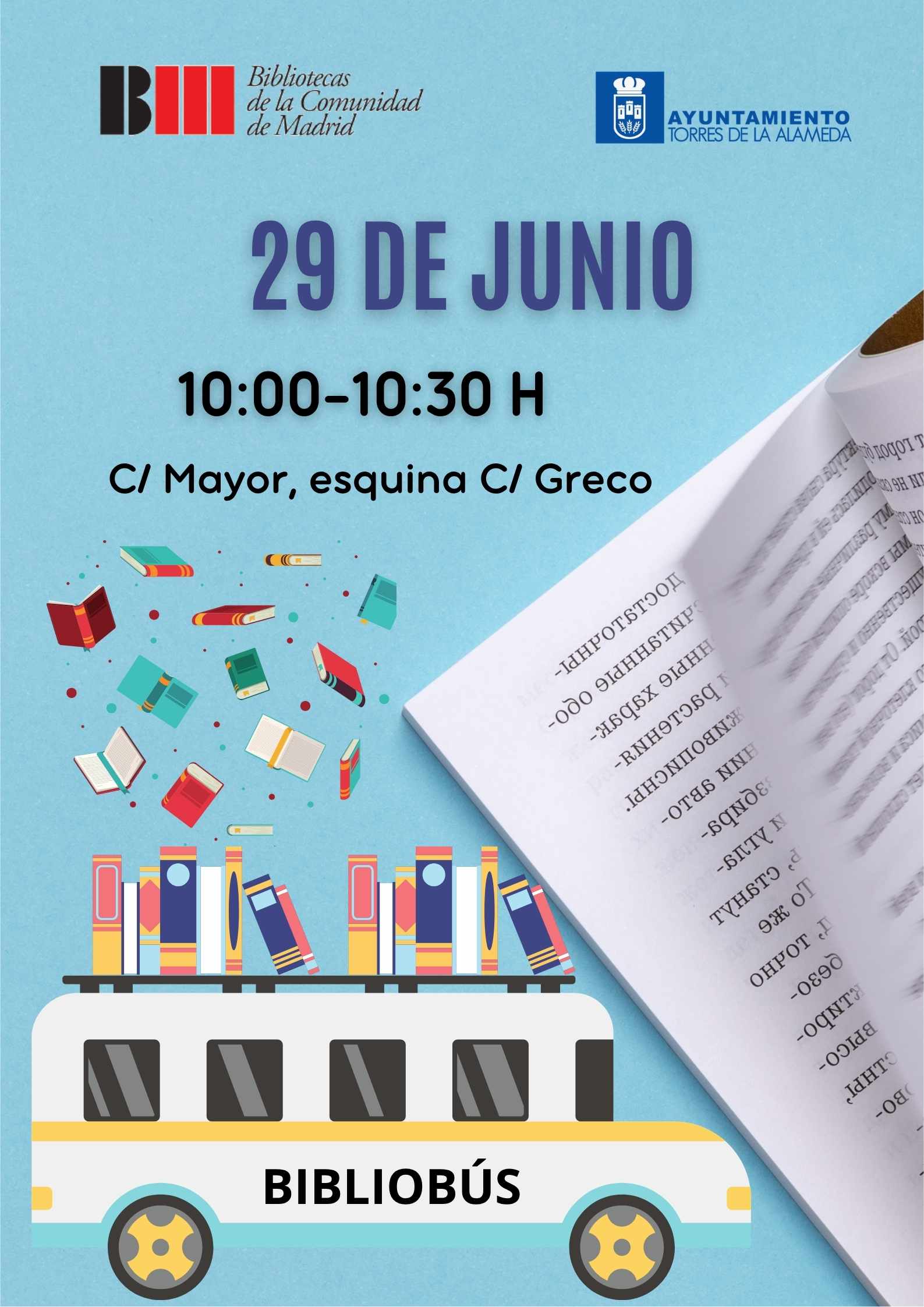 BIBLIOBUS 29 DE JUNIO