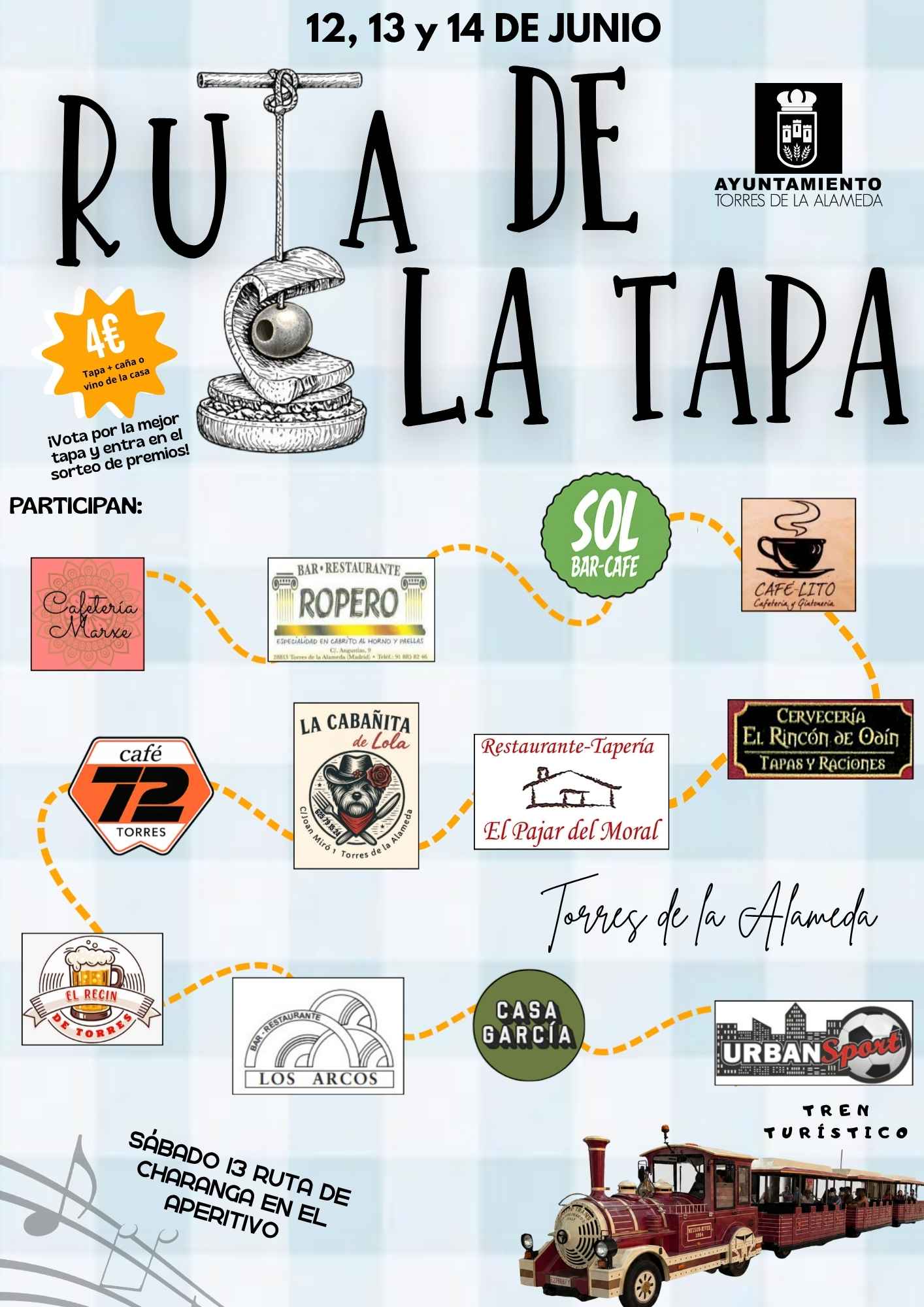 Ruta de la Tapa 12,13,14 DE JUNIO DE 2026