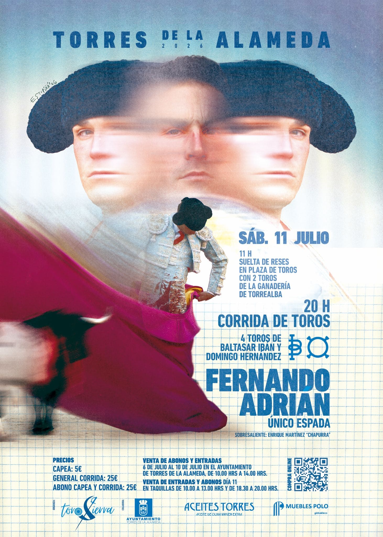 Fernando Adrián - Fiestas del Agua 2026 en Torres de la Alameda